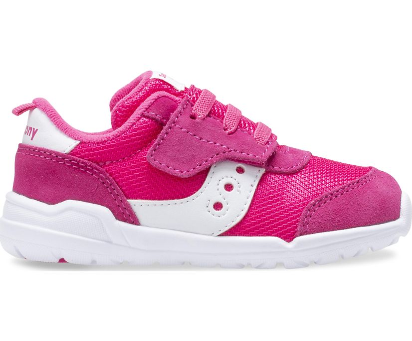 Saucony Jazz Riff Kids' Sneakers Pink / White | Canada 737OKIR